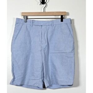 Polo Ralph Lauren Shorts Mens 34 Blue‎ Solid 10" Inseam Casual Performance Chino
